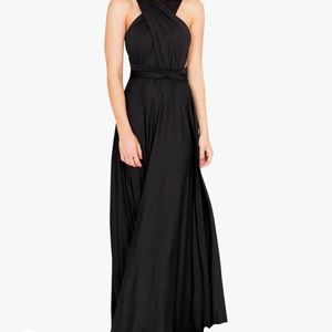 Black elegant dress - wear it many different way
